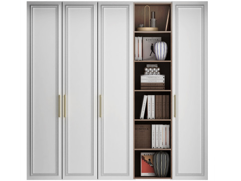 Wardrobe closet composition furniture 02 3D Model