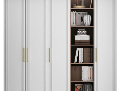 Composizione armadio guardaroba mobili 02 Modello 3D