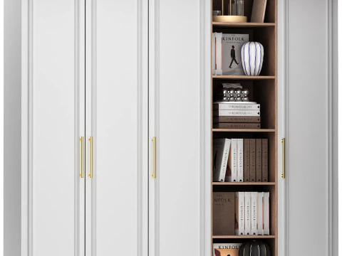 Composizione armadio guardaroba mobili 02 Modello 3D