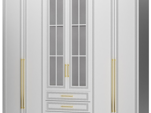 Composizione armadio guardaroba mobili 03 Modello 3D