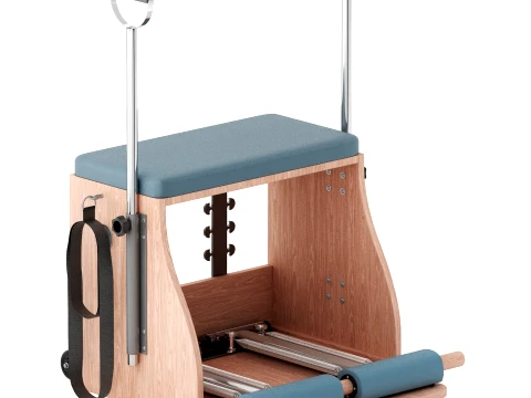 Modern pilates equipment studio set 3D Model