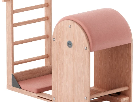 Modern pilates equipment studio set 3D Model
