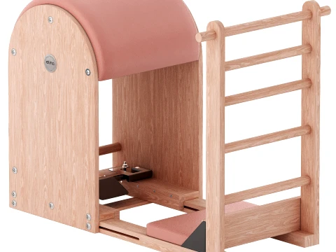 Modern pilates equipment studio set 3D Model