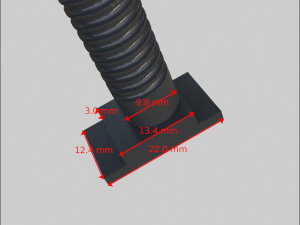 Toilet Seat Bolt Screw 3D Print Model