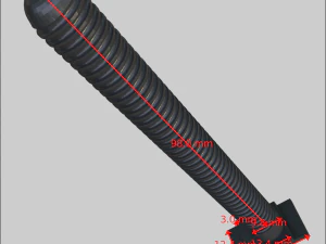 Toilet Seat Bolt Screw 3D Print Model