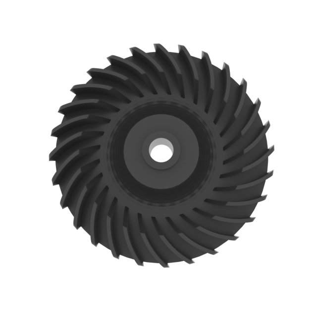 Impeller and pulley of the BOSCH ARM lawnmower motor 3D 打印模型 .c4d .max .obj .3ds .fbx .stl .blend 