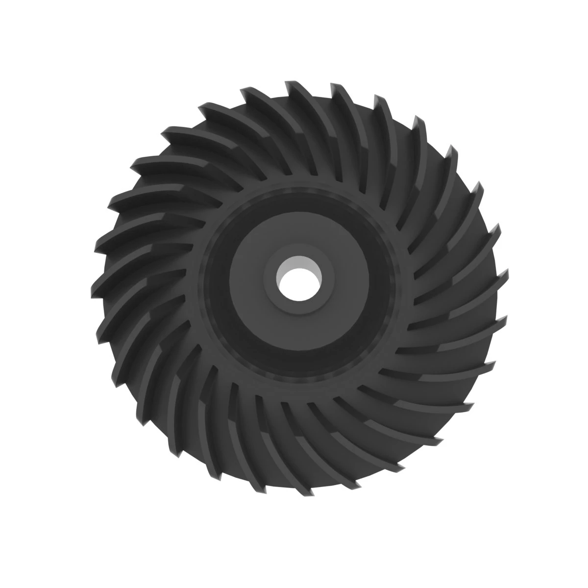 Impeller and pulley of the BOSCH ARM lawnmower motor 3D Print Model .c4d .max .obj .3ds .fbx .stl .blend 