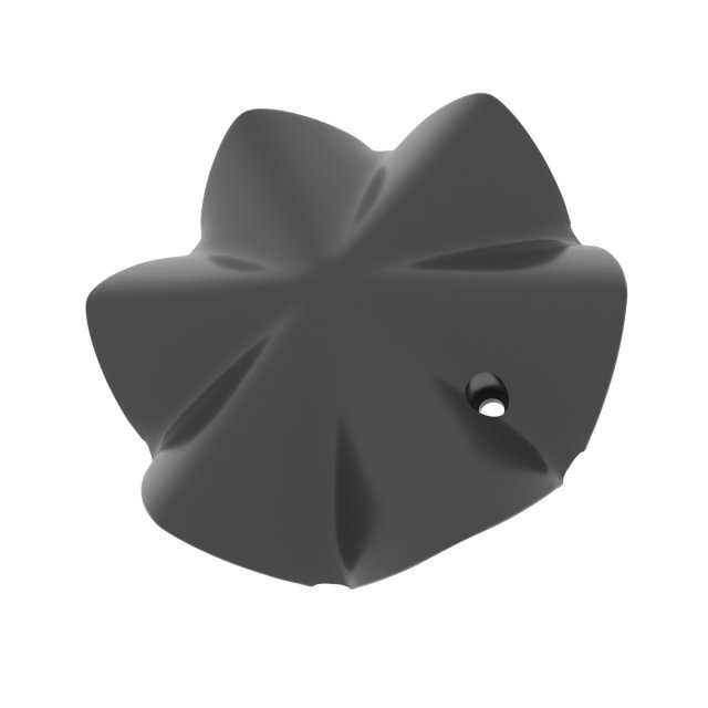 C018 Polaris DeCorsa Wheels Center Caps Modello di stampa 3D .c4d .max .obj .3ds .fbx .stl .blend 