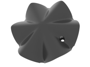 C018 Polaris DeCorsa Wheels Center Caps 3Dプリントモデル