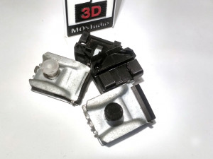 Guide carriage of a car window VW BORA-GOLF Modello di stampa 3D