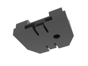 Guide carriage of a car window VW BORA-GOLF Modello di stampa 3D