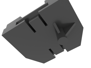 Guide carriage of a car window VW BORA-GOLF Modello di stampa 3D