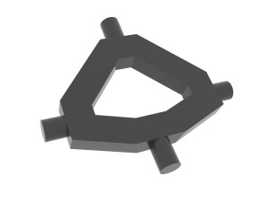 Headlight washer cover for VOLVO XC 30678957-LH 3D Принт Модель