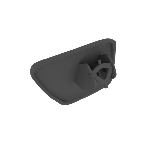 Headlight washer cover for VOLVO XC 30678957-LH 3D Принт Модель .c4d .max .obj .3ds .fbx .stl .blend 