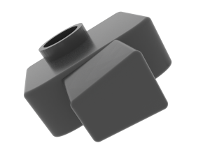 HYUNDAI SANTA FE Trunk Curtain Hook Model do druku 3D