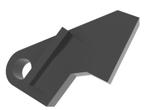 NISSAN PRIMERA P12 Armrest Latch 3Dプリントモデル