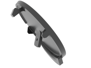 Opel Astra 2004-2012 front bumper tow towing eye cover cap 3D Print Model