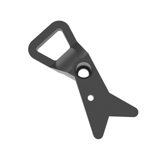 Part of Rear Trunk Lid Lock Latch Mercedes-Benz A6387430488 3D 打印模型 .c4d .max .obj .3ds .fbx .stl .blend