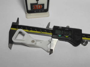 Parte della serratura del coperchio del bagagliaio posteriore Mercedes-Benz A6387430488 Modello di stampa 3D