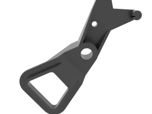 Parte della serratura del coperchio del bagagliaio posteriore Mercedes-Benz A6387430488 Modello di stampa 3D