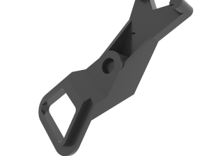 Part of Rear Trunk Lid Lock Latch Mercedes-Benz A6387430488 3D Print Model