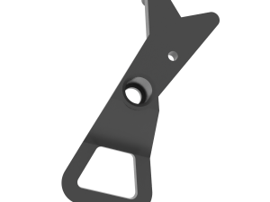 Part of Rear Trunk Lid Lock Latch Mercedes-Benz A6387430488 3D Print Model