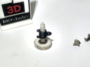 Renault Scenic 2 Trunk Lock Actuator Gear Nut 3D 프린트 모델