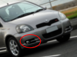 Toyota VITZ Yaris RS 1999-2005 COVER FOG LAMP 3Dプリントモデル