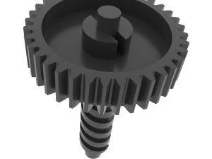Trunk lock gear VOLKSWAGEN FMD SLA 3D Print Model