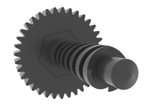 Trunk lock gear VOLKSWAGEN FMD SLA 3D Print Model