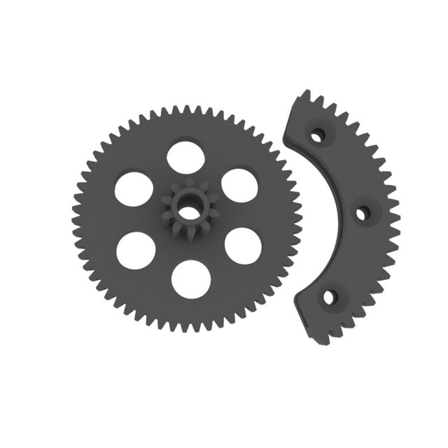 VAG Throttle Gear Repair Kit 3D Print Model .c4d .max .obj .3ds .fbx .stl .blend