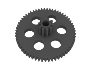 VAG Throttle Gear Repair Kit 3D Print Model
