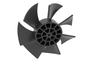Hairdryer impeller 7 blades 3D Baskı Modeli