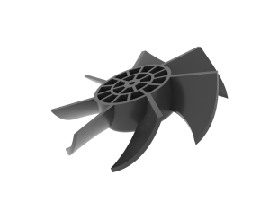 Hairdryer impeller 7 blades 3D Baskı Modeli
