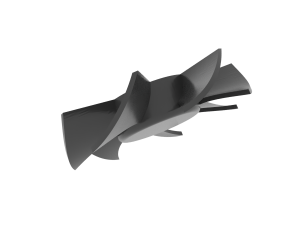 Hairdryer impeller 7 blades 3D Baskı Modeli