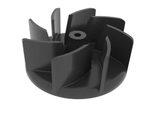 Haartrockner-Laufrad mit 8 Fl&uuml;geln 3D Druckmodell