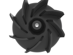 Hairdryer impeller 8 blades Modello di stampa 3D
