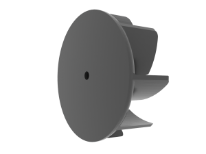 Hairdryer impeller 8 blades Modello di stampa 3D
