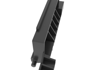 Latch for Microwave doors Samsung GE711KR-LBWT Modelo de Impressão 3D