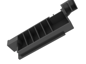 Latch for Microwave doors Samsung GE711KR-LBWT Modelo de Impressão 3D