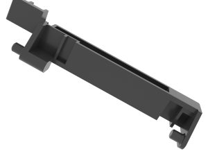 Latch for Microwave doors Samsung GE711KR-LBWT Modelo de Impressão 3D