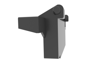 Latch for Microwave doors Samsung GE711KR-LBWT Modelo de Impressão 3D
