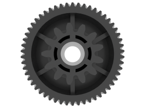 Meat Grinder Moulinex HV6 reduction gear 3D Print Model