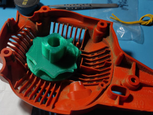 The coil starter for Husqvarna 236 Model Cetak 3D