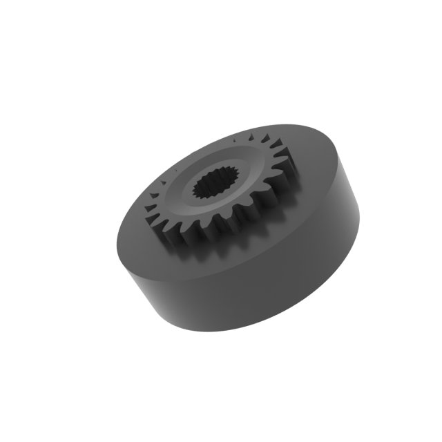 Toothed crown for Stihl device Mse 140C 160C 180C 1208-640-7550 or 12086407550 Modelo de impresión 3D .c4d .max .obj .3ds .fbx .stl .blend 