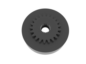 Toothed crown for Stihl device Mse 140C 160C 180C 1208-640-7550 or 12086407550 Modelo de impresión 3D