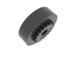 Toothed crown for Stihl device Mse 140C 160C 180C 1208-640-7550 or 12086407550 Modelo de impresión 3D