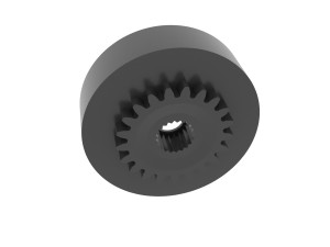 Toothed crown for Stihl device Mse 140C 160C 180C 1208-640-7550 or 12086407550 Modelo de impresión 3D