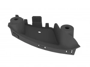 PEUGEOT 107 CITROEN C1 Toyota AYGO Türgriffhalterungen links-rechts 3D Druckmodell