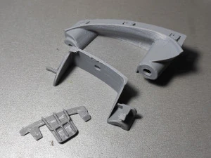 PEUGEOT 107 CITROEN C1 Toyota AYGO Door Handle Brackets Left-Right 3D Print Model